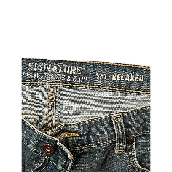 Levi's Signature S61 Relaxed Fit Jeans Men's 40x30 - Picture 3 of 5